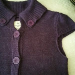 Heritage little Purple Crop Cardigan Sweater vintage 💜